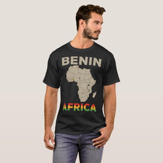 Benin-Afrika T-shirt (Voorkant volledig)