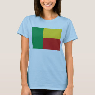 Bénin Drapeau x Carte T-shirt