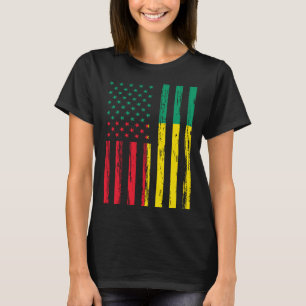 Benin Flag America US Het zit in mijn DNA voor Ben T-shirt
