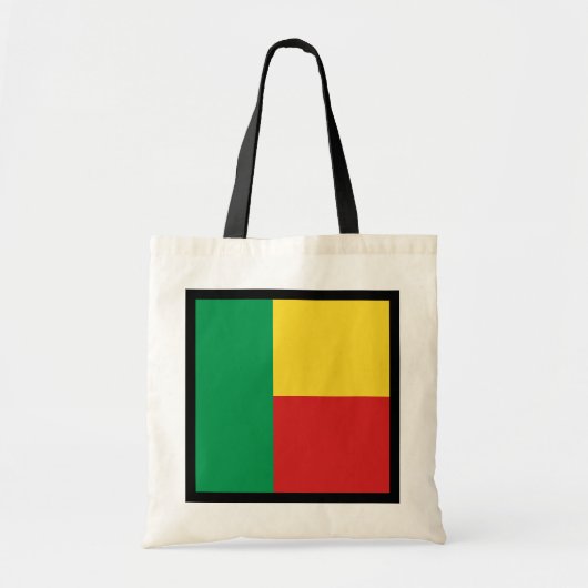 Benin Flag Bag Tote Bag (Voorkant)