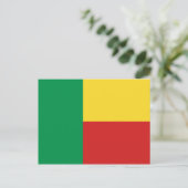 Benin Flag Briefkaart (Staand voorkant)