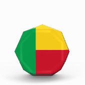 Benin Flag Fotoblokken (Voorkant)