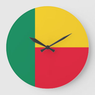 Benin Flag Grote Klok