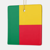 Benin Flag Keramisch Ornament (Links)