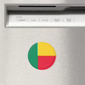 Benin Flag Magneet (Insitu (Vaatwasser))