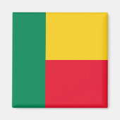 Benin Flag Magneet (Voorkant)