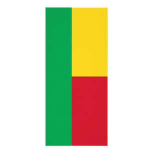 Benin Flag Reclamekaart