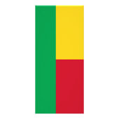 Benin Flag Reclamekaart (Achterkant)