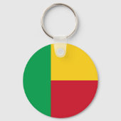 Benin Flag Sleutelhanger (Voorkant)