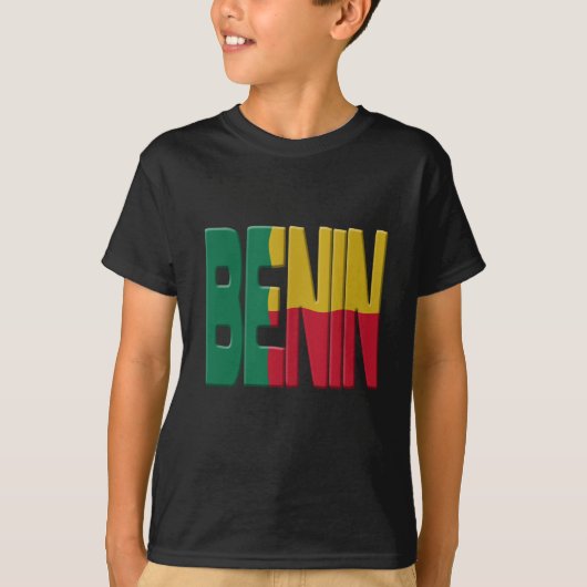 Benin flag t-shirt (Voorkant)