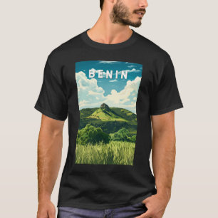 Benin Illustration Travel Art Vintage T-shirt