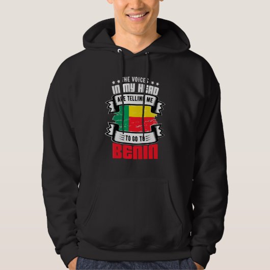 Benin In My Head Hoodie (Voorkant)