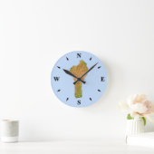 Benin Map Clock Ronde Klok (Huis)