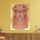 Benin-masker Canvas Afdruk (Insitu (Woonkamer))