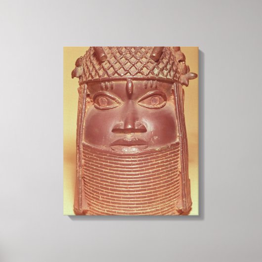 Benin-masker Canvas Afdruk (Voorkant)