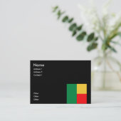 Benin Visitekaartje (Staand voorkant)