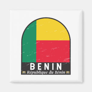 Benin-vlag Embleem  Magneet