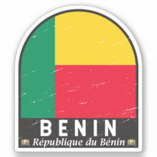 Benin-vlag Embleem  Sticker