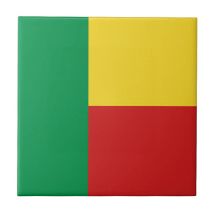 Benin Vlag Keramische Tegel Tegeltje
