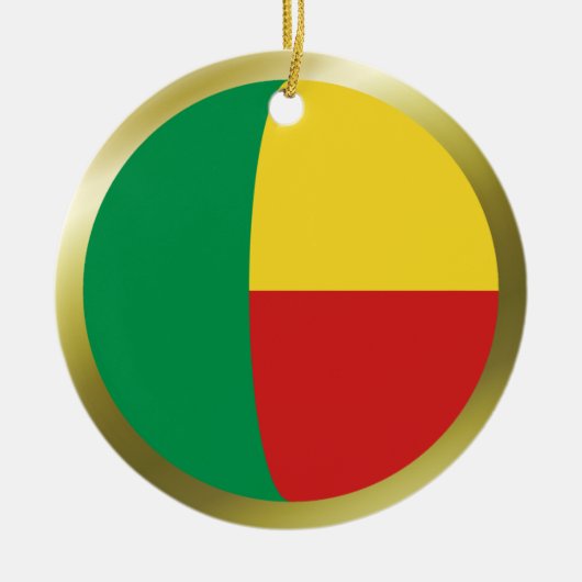 Benin Vlag Ornament (Voorkant)