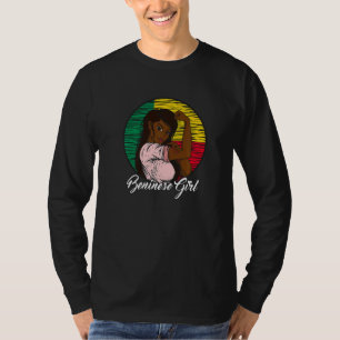 Beninese Vlag Benin Beninese Meisje T-shirt