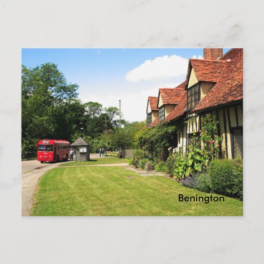 Benington Hertfordshire Briefkaart (Voorkant)