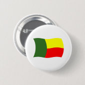 Beninse Vlag Knop Ronde Button 5,7 Cm (Voorkant /achterkant)