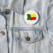 Beninse Vlag Knop Ronde Button 5,7 Cm (In situ)