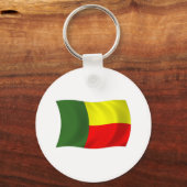 Beninse Vlag Sleutelhanger (Voorkant)