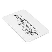 Bénir cette maison Magnet noir et blanc (Côté Droit)