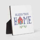 Bénir cette maison Plaque (Recto)