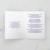 Bénir Mon Mari Soldat Carte de remerciements (Intérieur)