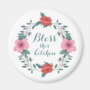 Bénis cette cuisine Christian Fridge Magnet