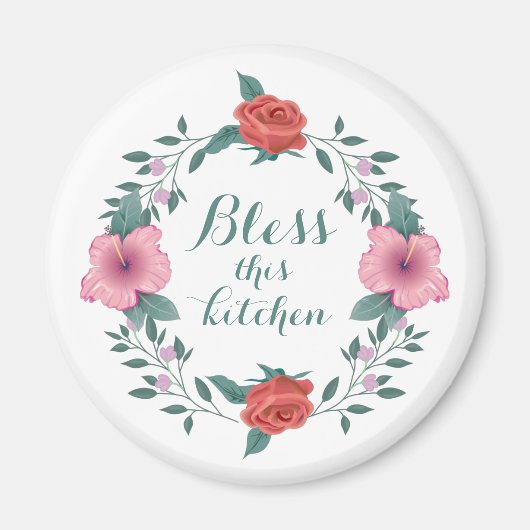 Bénis cette cuisine Christian Fridge Magnet (Devant)