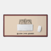 Bénis cette maison avec texte et image modèles (Clavier et souris)