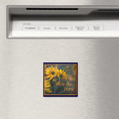 Bénissez cet aimant domestique~ Tournesols (In Situ (Lave-vaisselle))