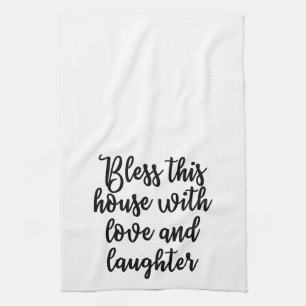 Bénissez cette maison avec la serviette d'amour e