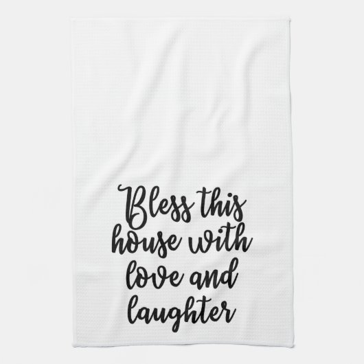 Bénissez cette maison avec la serviette d'amour et (Vertical)