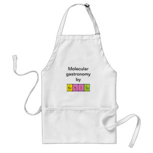 Benita periodieke handelsnaam apron standaard schort