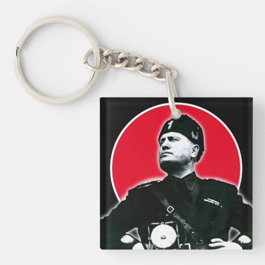 Benito Mussolini Sleutelhanger (voorkant)