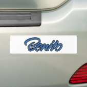 Benito Nom bleu Autoaufkleber Sticker (En voiture)