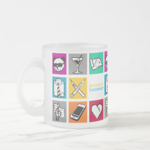 benjamin banister "Cube" Matglas Koffiemok