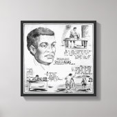 Benjamin Banneker: Zwarte wetenschapper en revolut Canvas Afdruk (Voorkant)