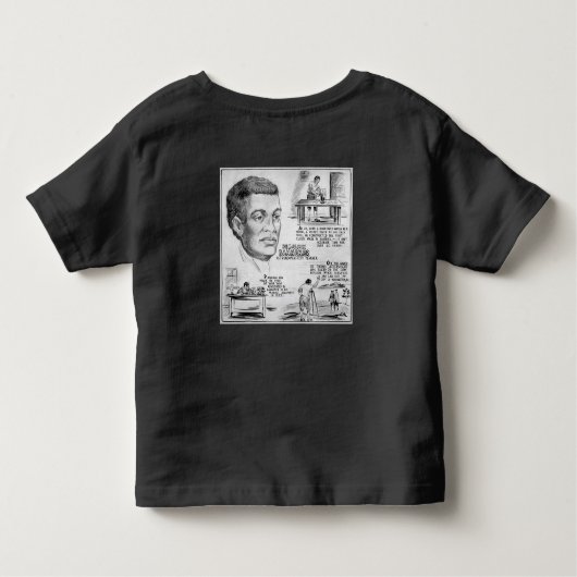 Benjamin Banneker: Zwarte wetenschapper en revolut Kinder Shirts (Achterkant)
