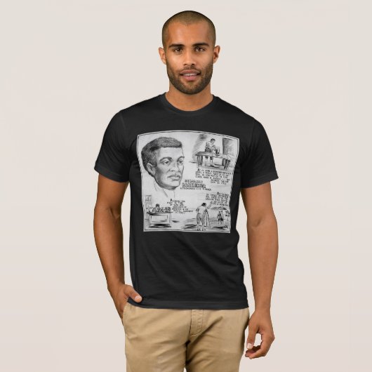 Benjamin Banneker: Zwarte wetenschapper en revolut T-shirt (Voorkant volledig)