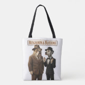 Benjamin button detective duo tote bag (Achterkant)