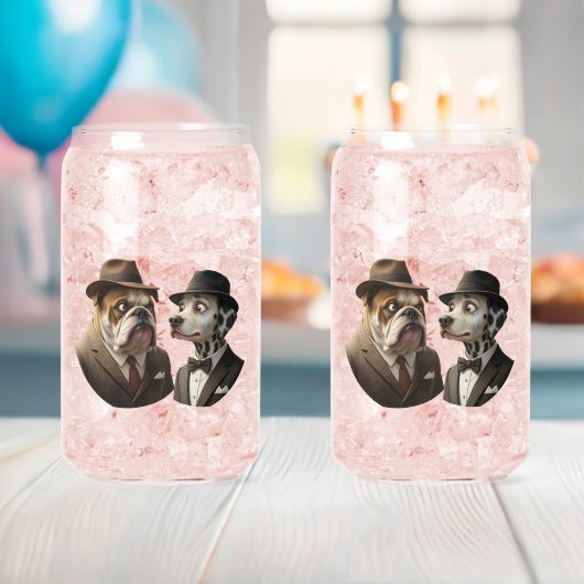 Benjamin et boutons concept de verre pour chiens é (Insitu (Baby Shower))