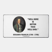 Benjamin Franklin Bien Fait Mieux Que Bien Dit (Recto)