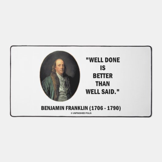 Benjamin Franklin Bien Fait Mieux Que Bien Dit (Recto)