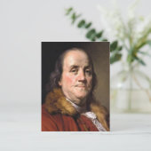Benjamin Franklin Briefkaart (Staand voorkant)